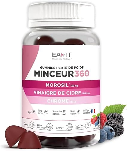 EaFit gummies pertes de poids morosil
