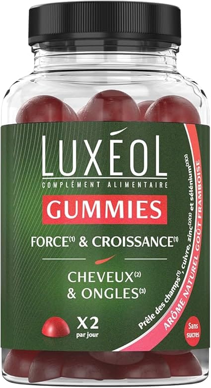 Gummies Luxéol force et croissance