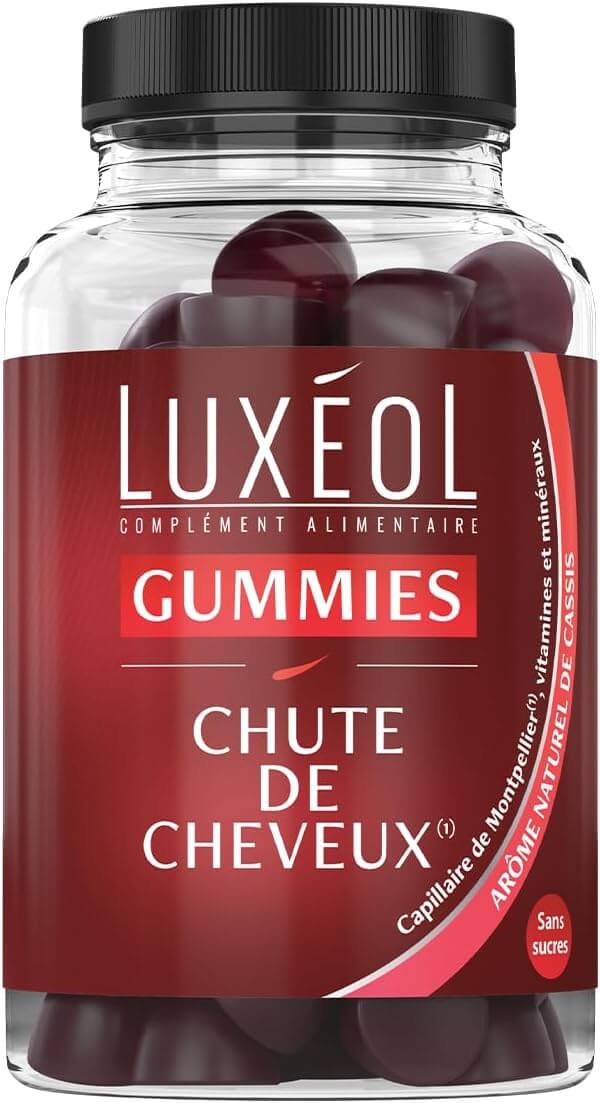 gummies luxéol chute de cheveux