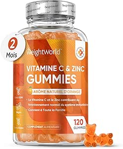 gummies weightworld vitamine C et zinc