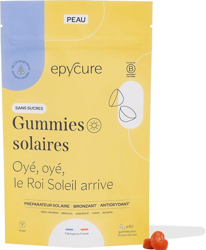 gummies solaires bronzage epycure
